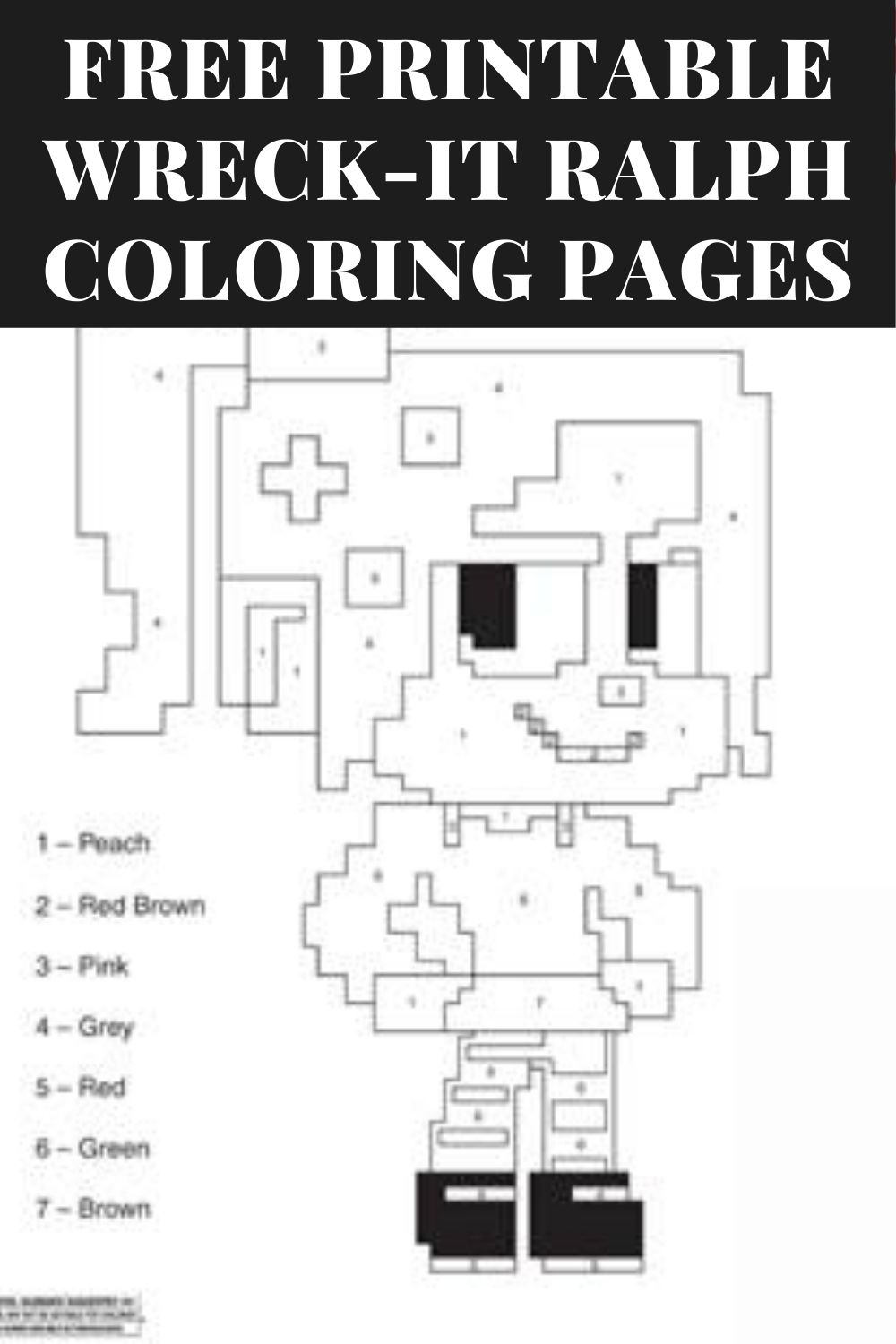 wreck it ralph coloring page