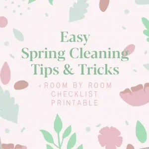 Easy Spring Cleaning Tips