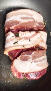 bacon wrapped ribeye