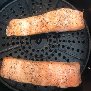 air fryer salmon